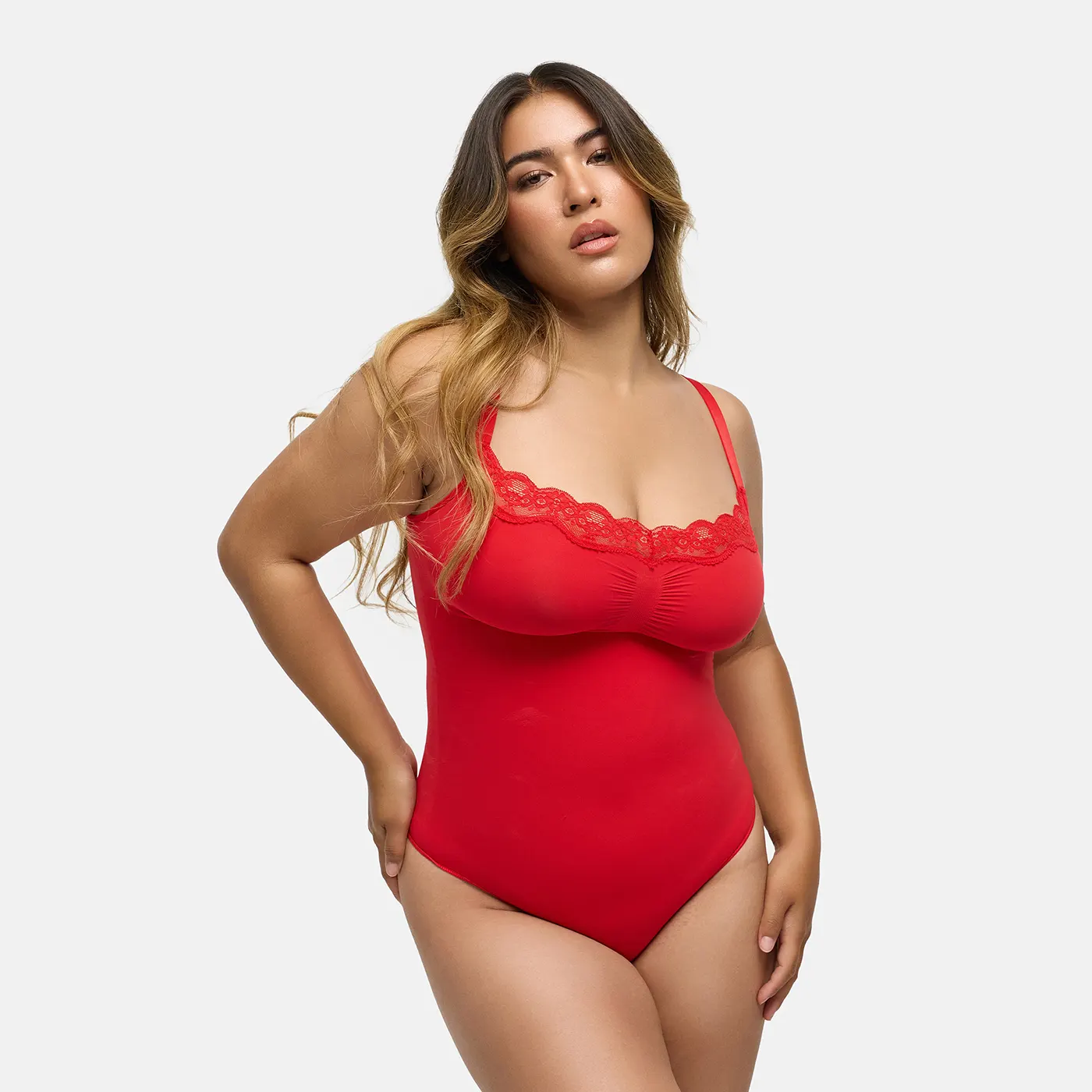 Bodysuit Sculpting Shapewear mit Lace - Image 17