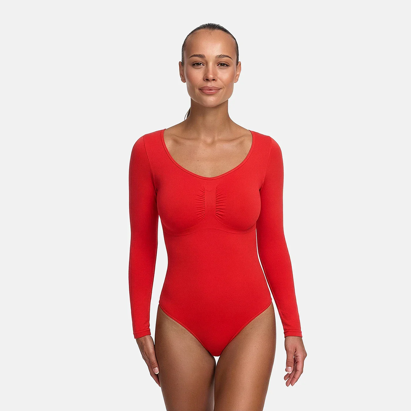 Bodysuit Sculpting Shapewear Longsleeve mit Slip - Image 10