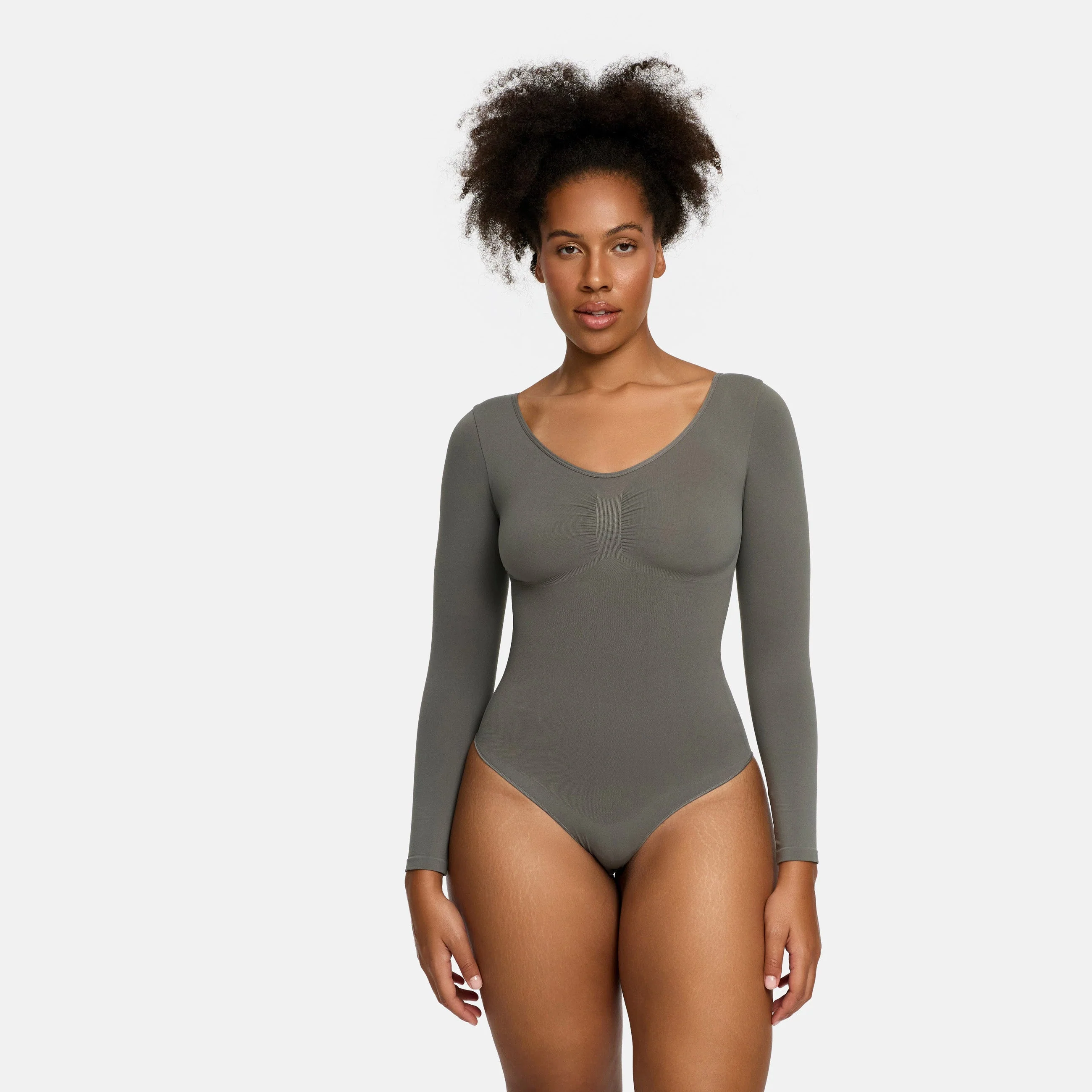 Bodysuit Sculpting Shapewear Longsleeve mit Slip - Image 15