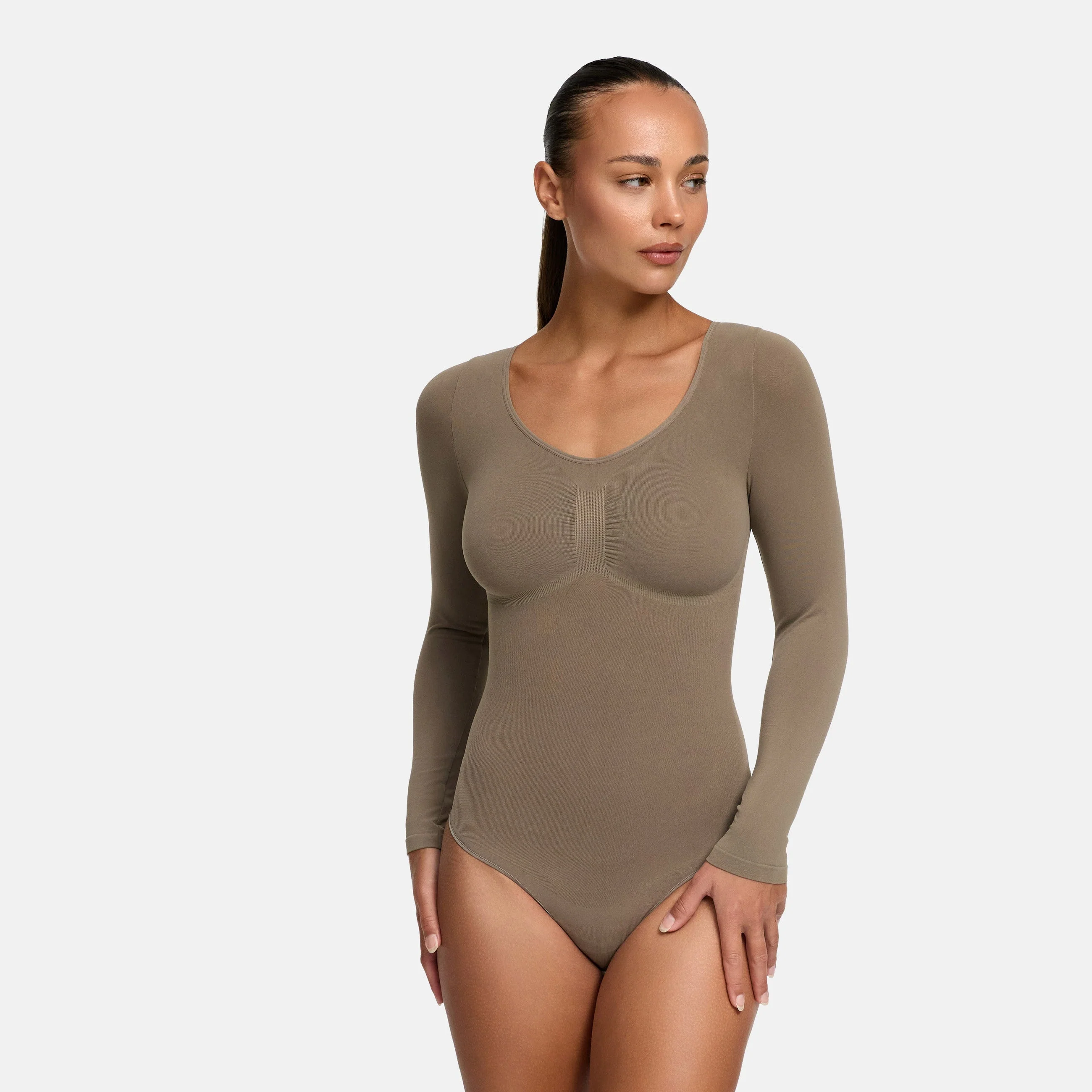 Bodysuit Sculpting Shapewear Longsleeve mit Slip - Image 17