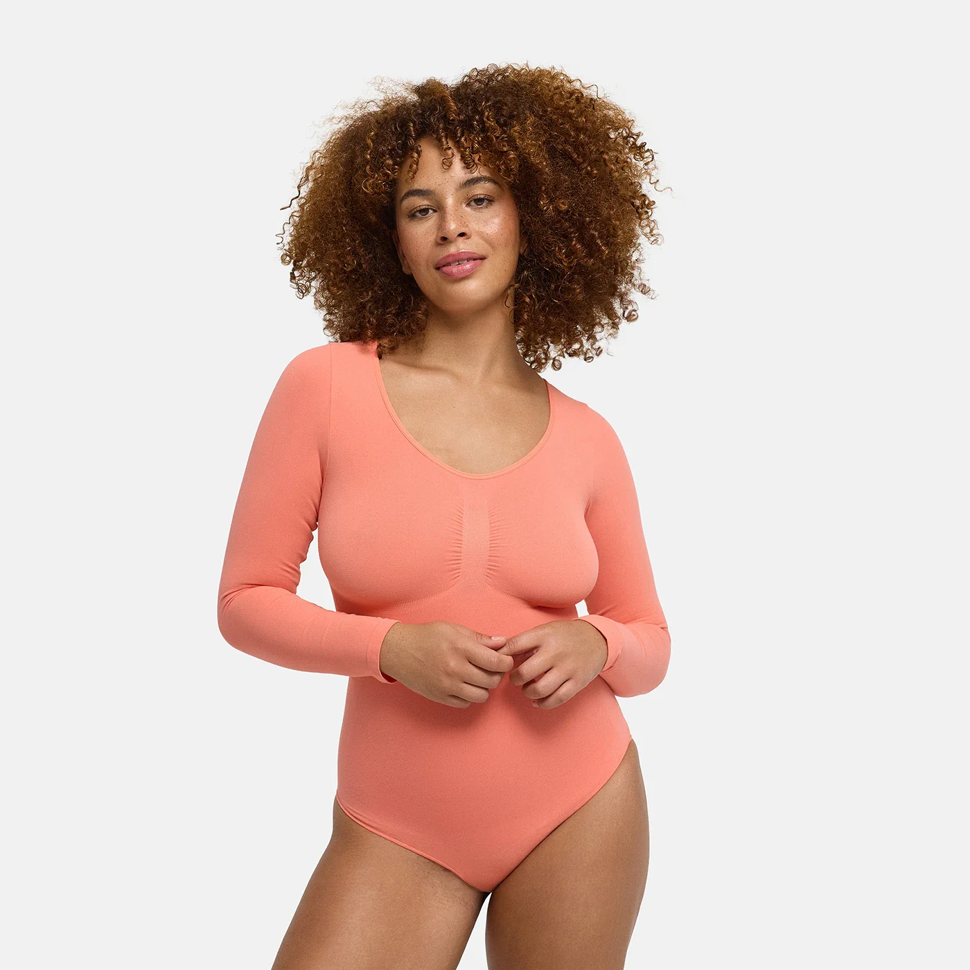 Bodysuit Sculpting Shapewear Longsleeve mit Slip - Image 54
