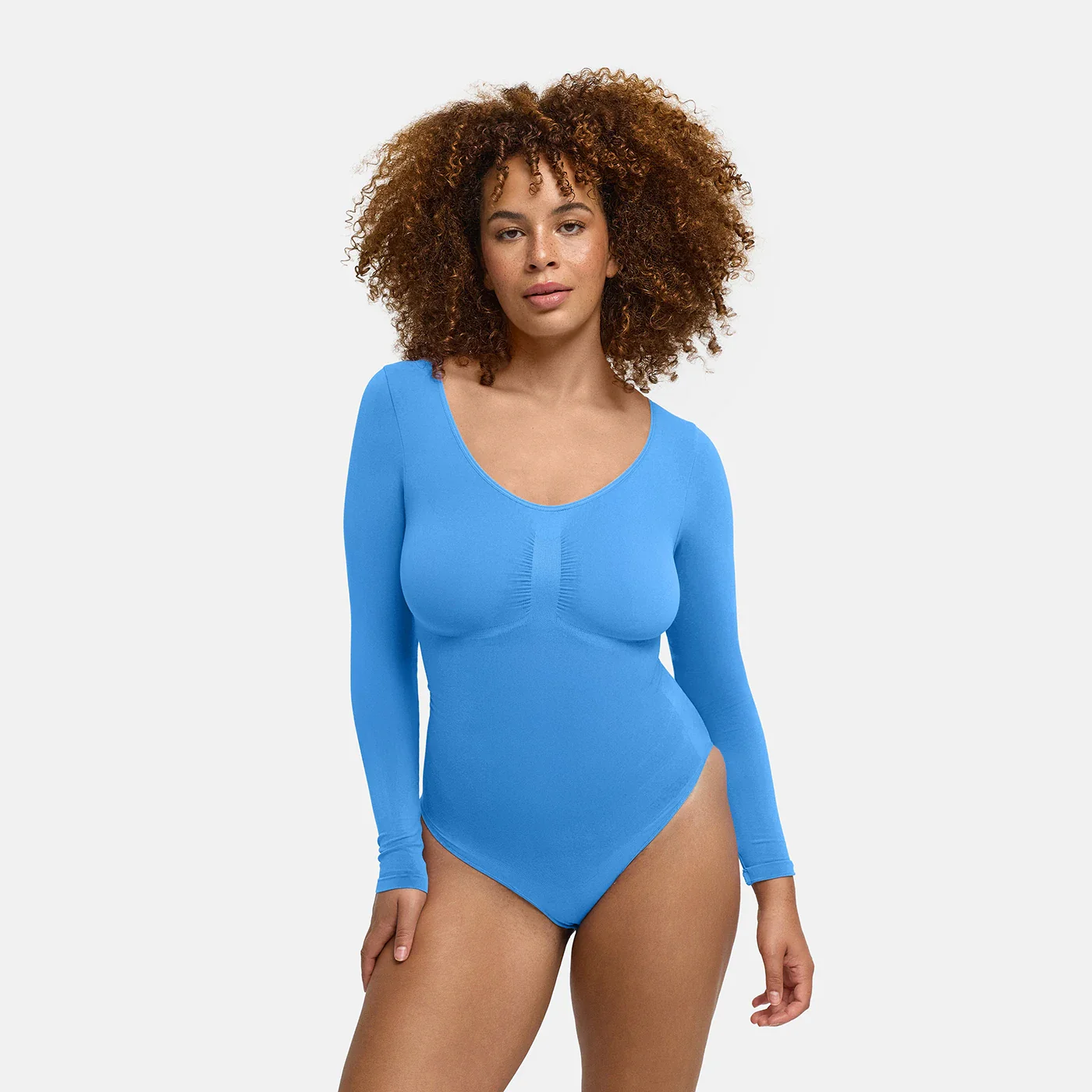 Bodysuit Sculpting Shapewear Longsleeve mit Slip - Image 55