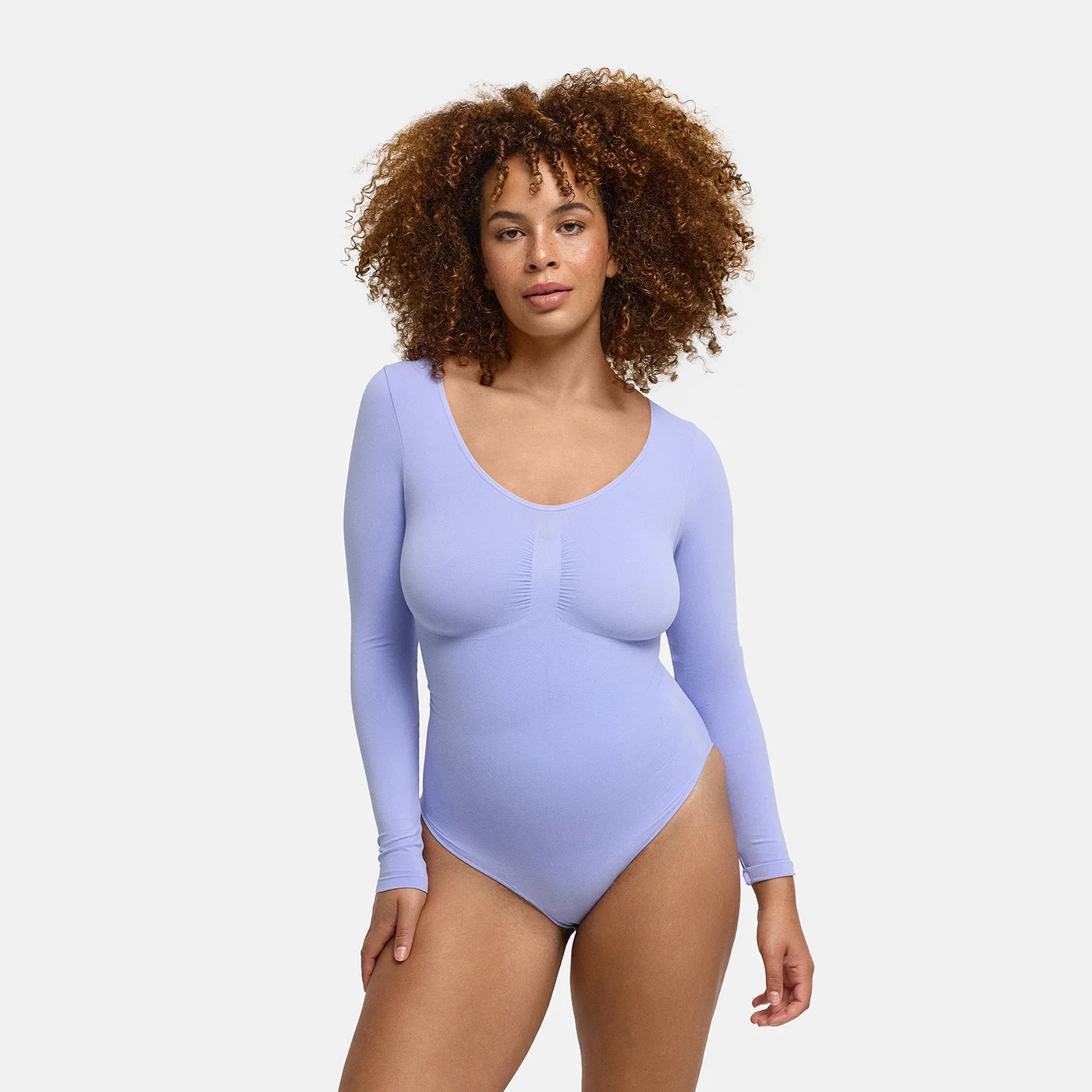 Bodysuit Sculpting Shapewear Longsleeve mit Slip - Image 56