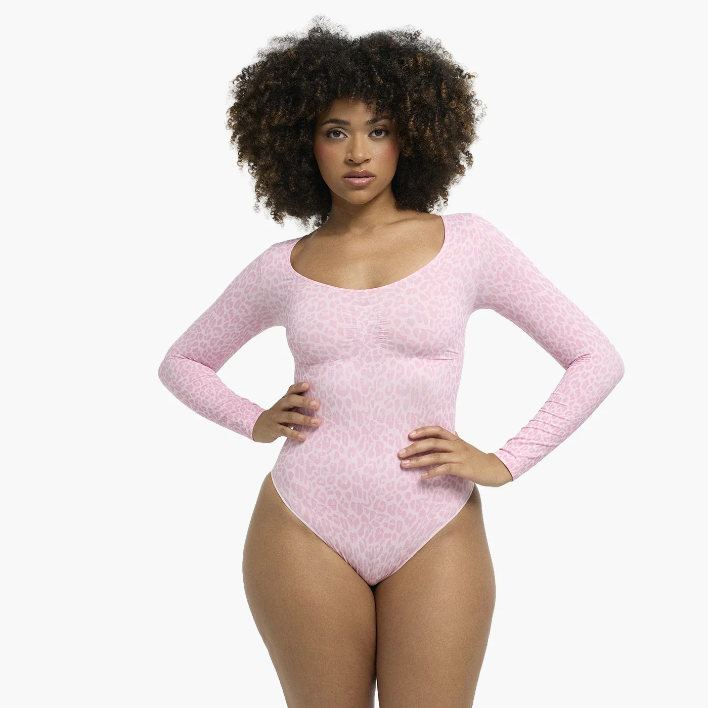 Bodysuit Sculpting Shapewear Longsleeve mit Slip - Image 59