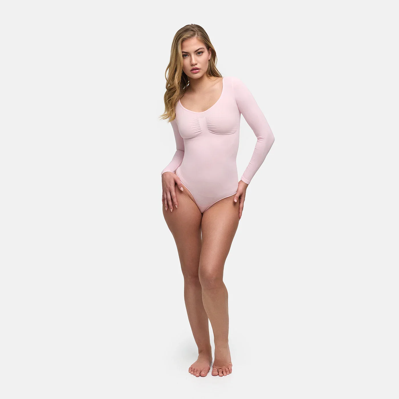 Bodysuit Sculpting Shapewear Longsleeve mit String - Image 48