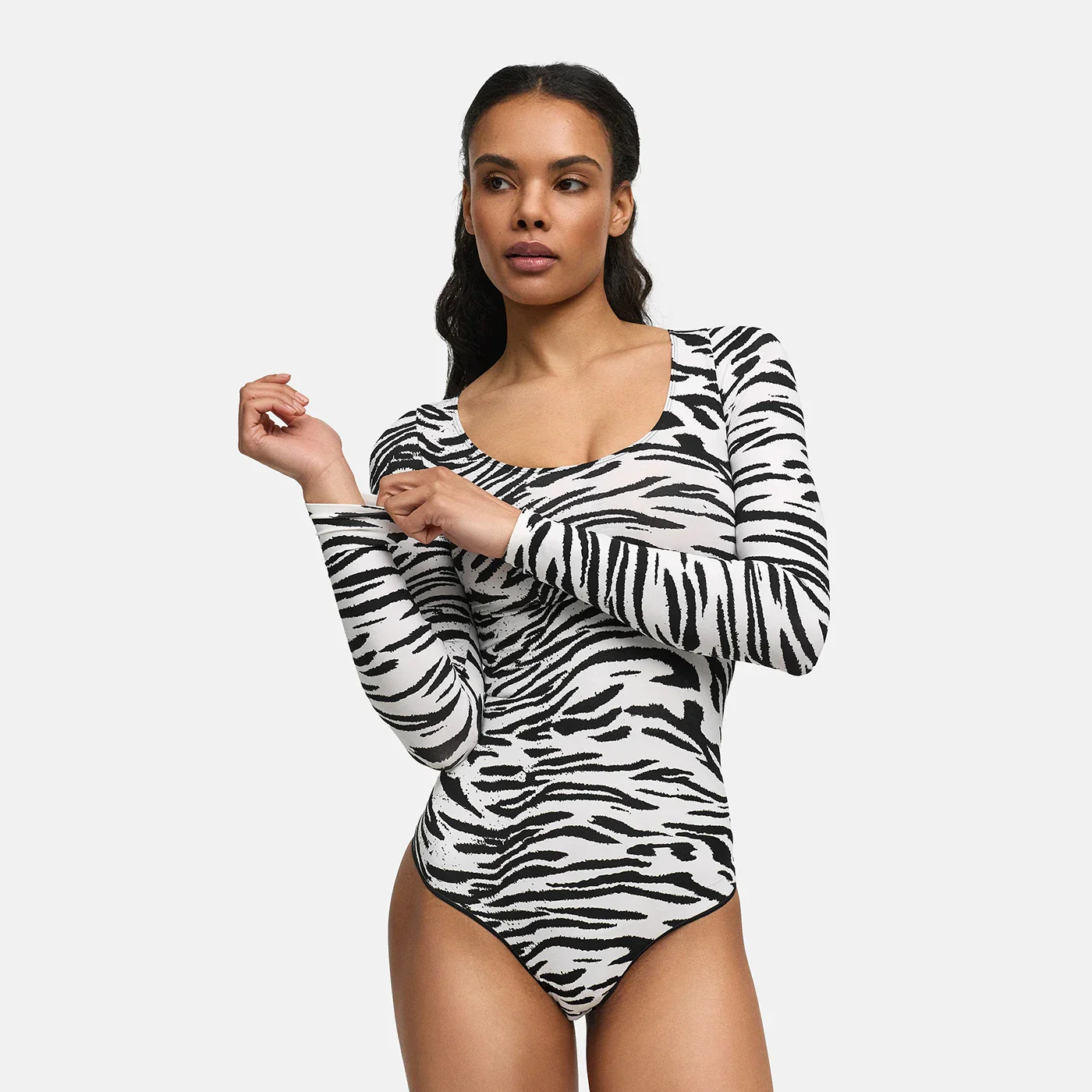Bodysuit Sculpting Shapewear Longsleeve mit String - Image 53