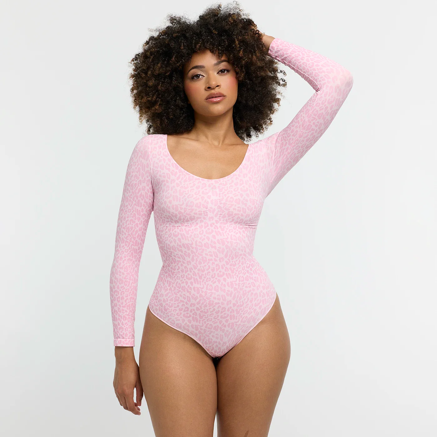 Bodysuit Sculpting Shapewear Longsleeve mit String - Image 64