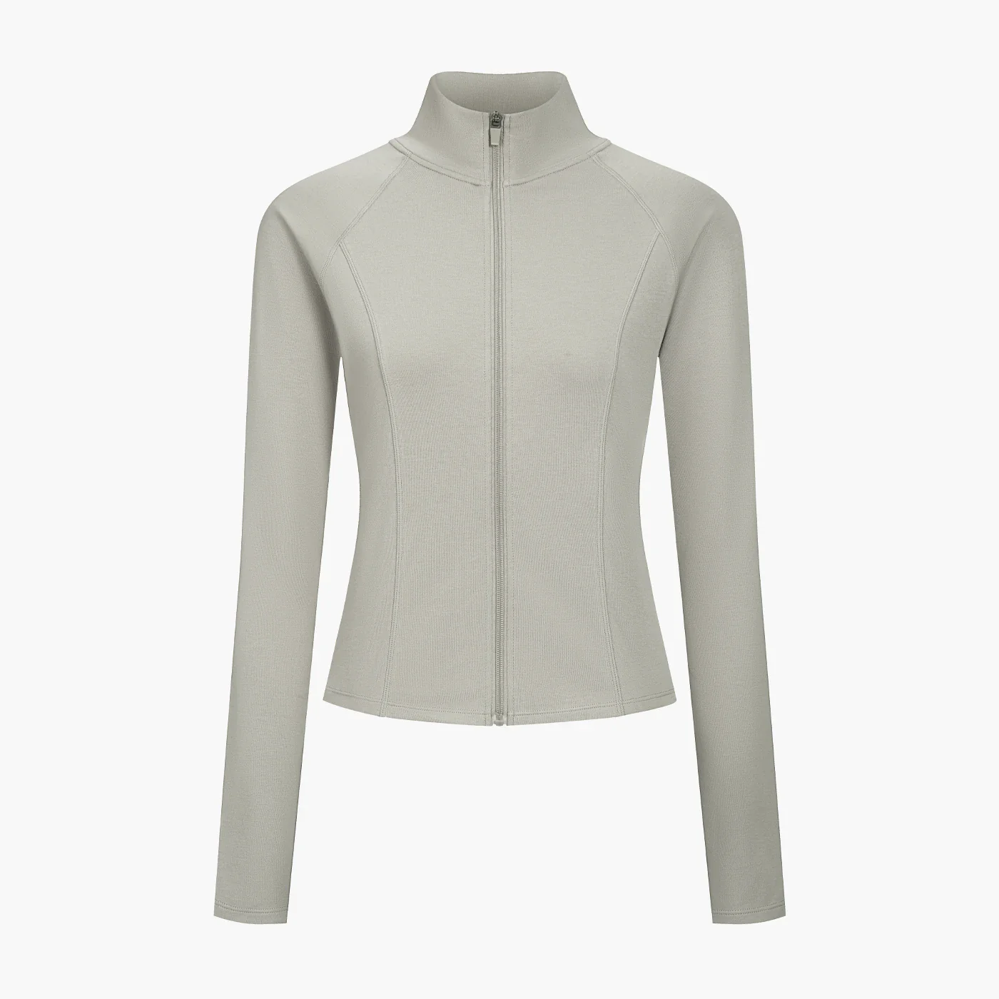 Cotton Body Fitted Zipper Jacke - Image 10