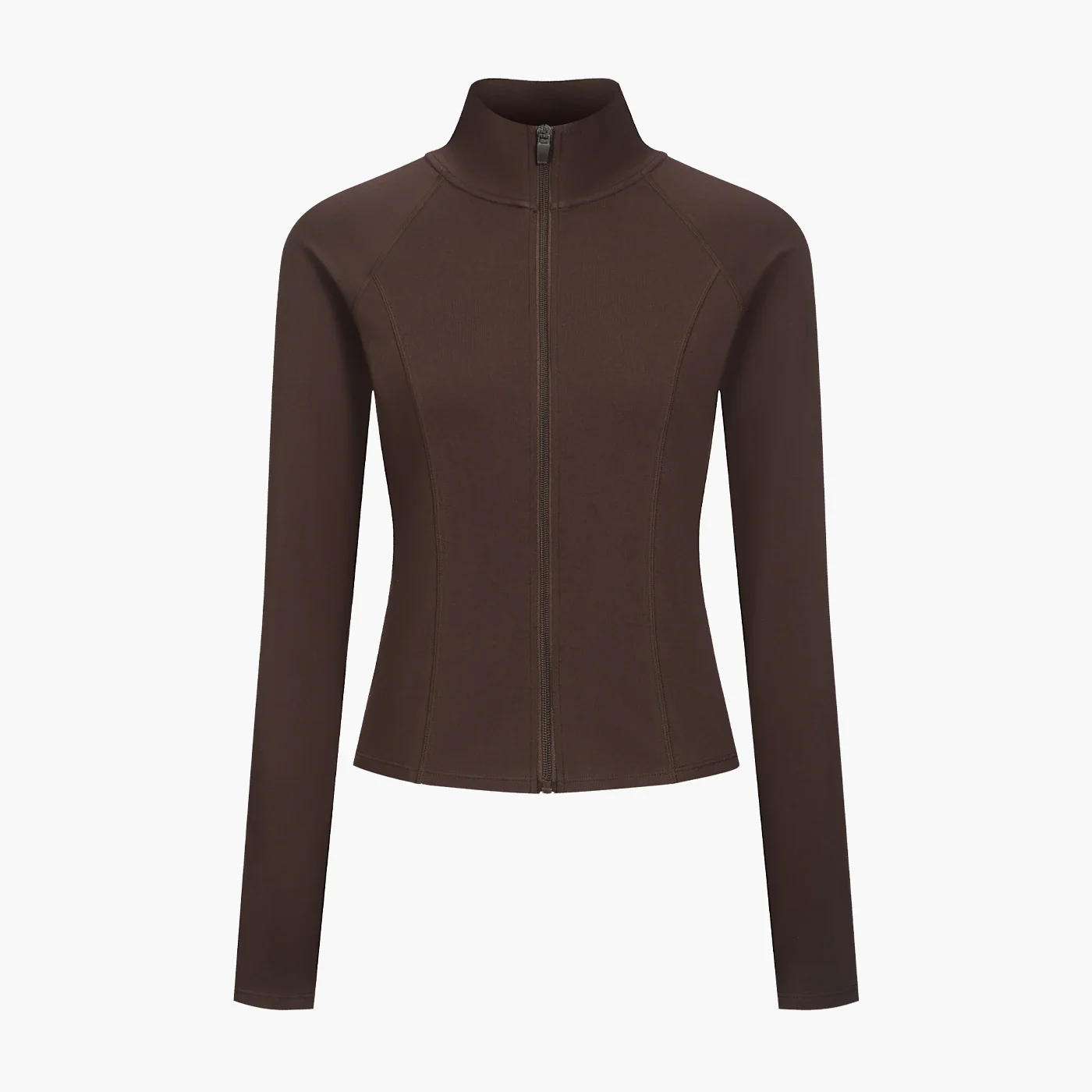 Cotton Body Fitted Zipper Jacke - Image 16