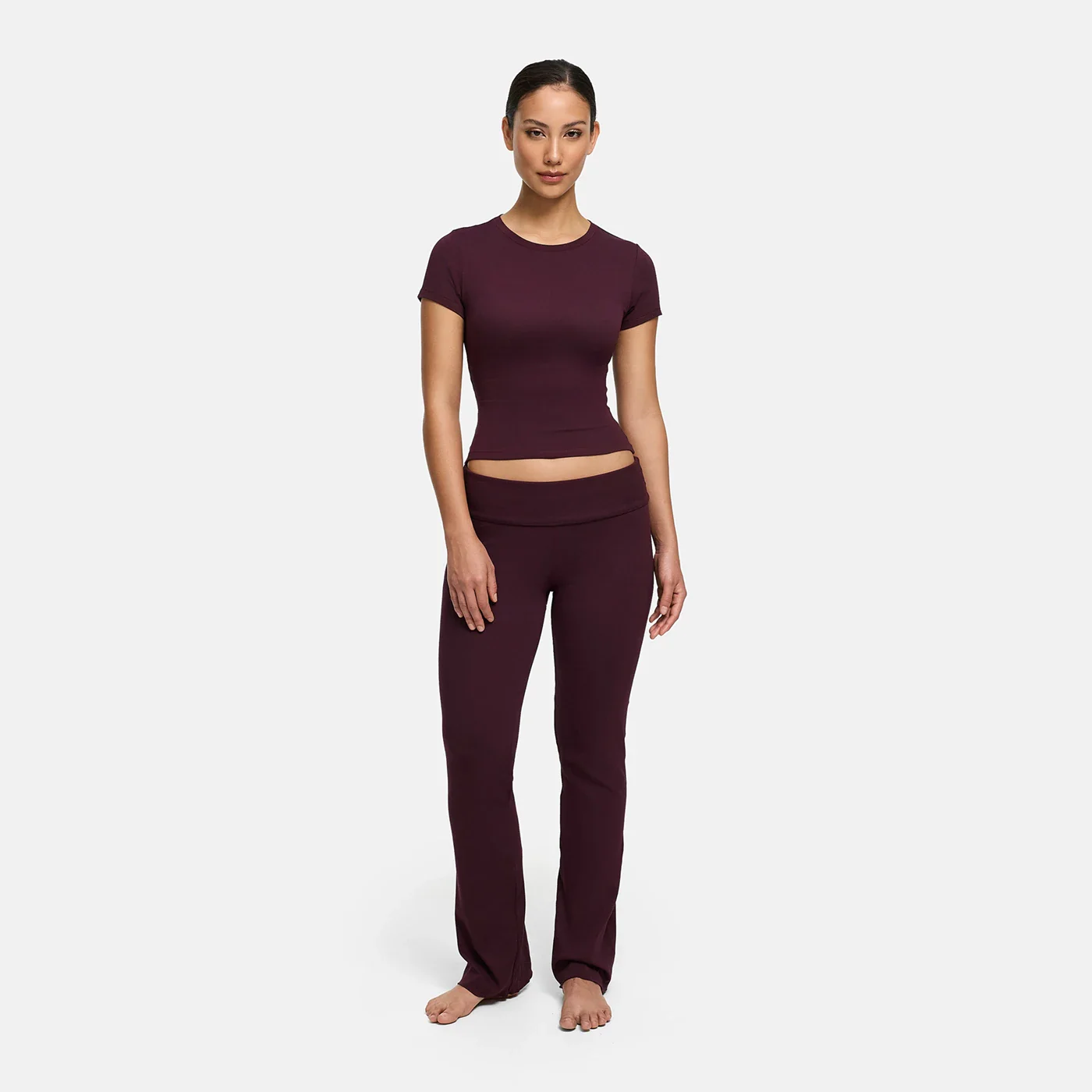 Cotton Flared Bootcut Leggings - Image 14