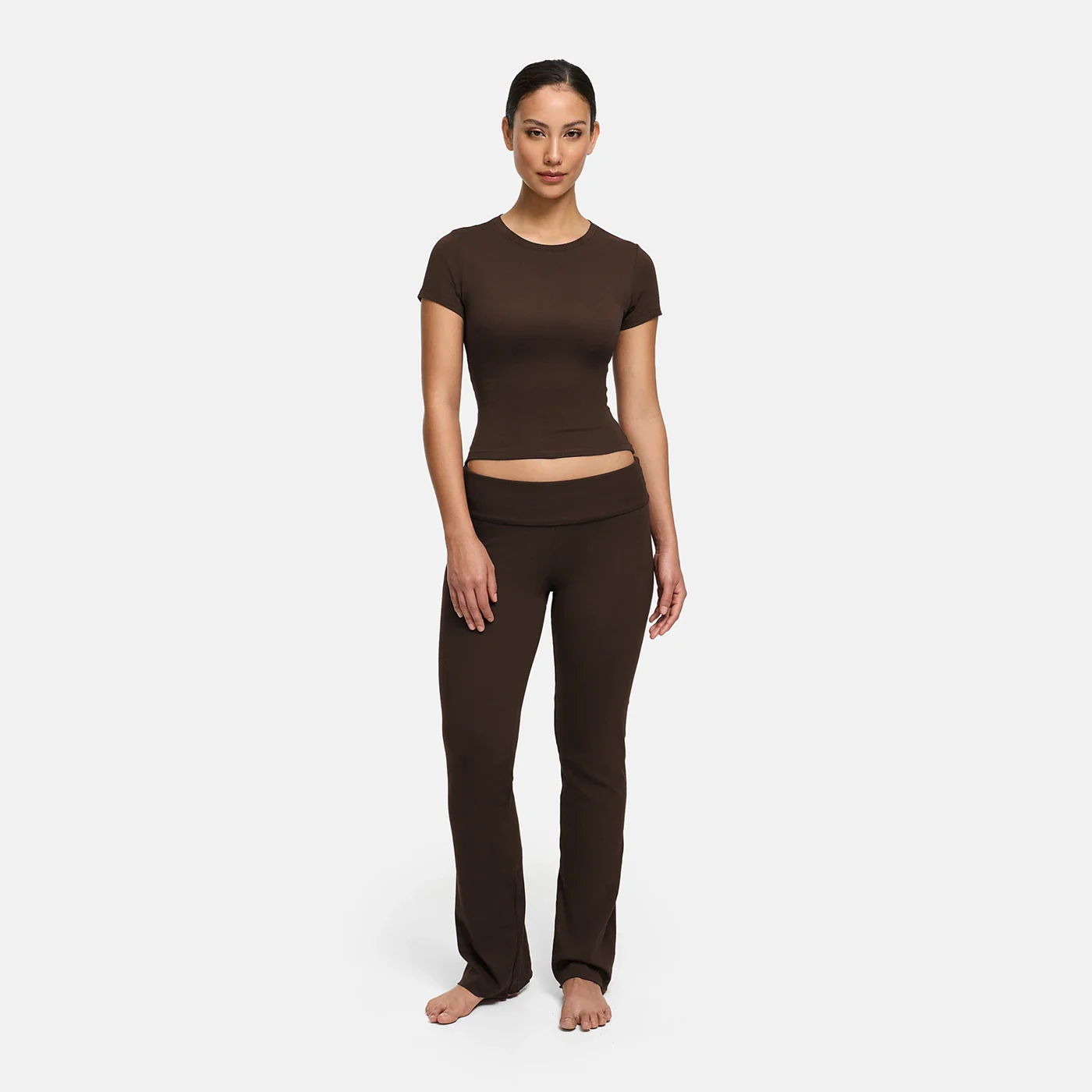 Cotton Flared Bootcut Leggings - Image 17