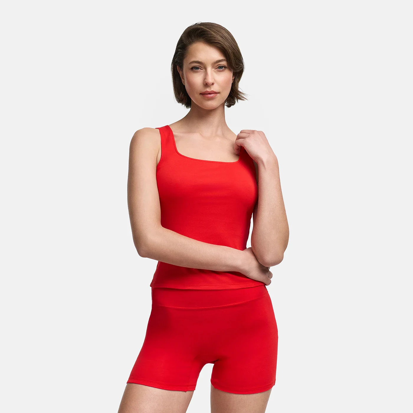 Cotton Tanktop mit eckigem Ausschnitt - Image 9