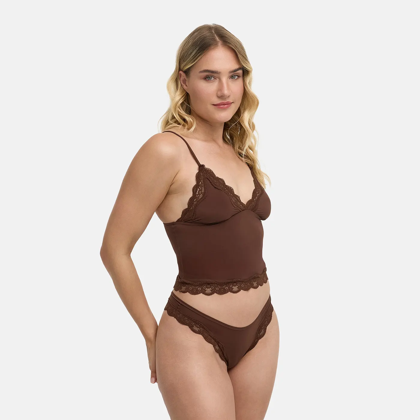 Deep Neck Lace Top - Image 14