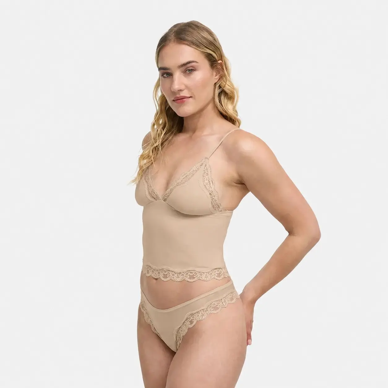 Deep Neck Lace Top - Image 16