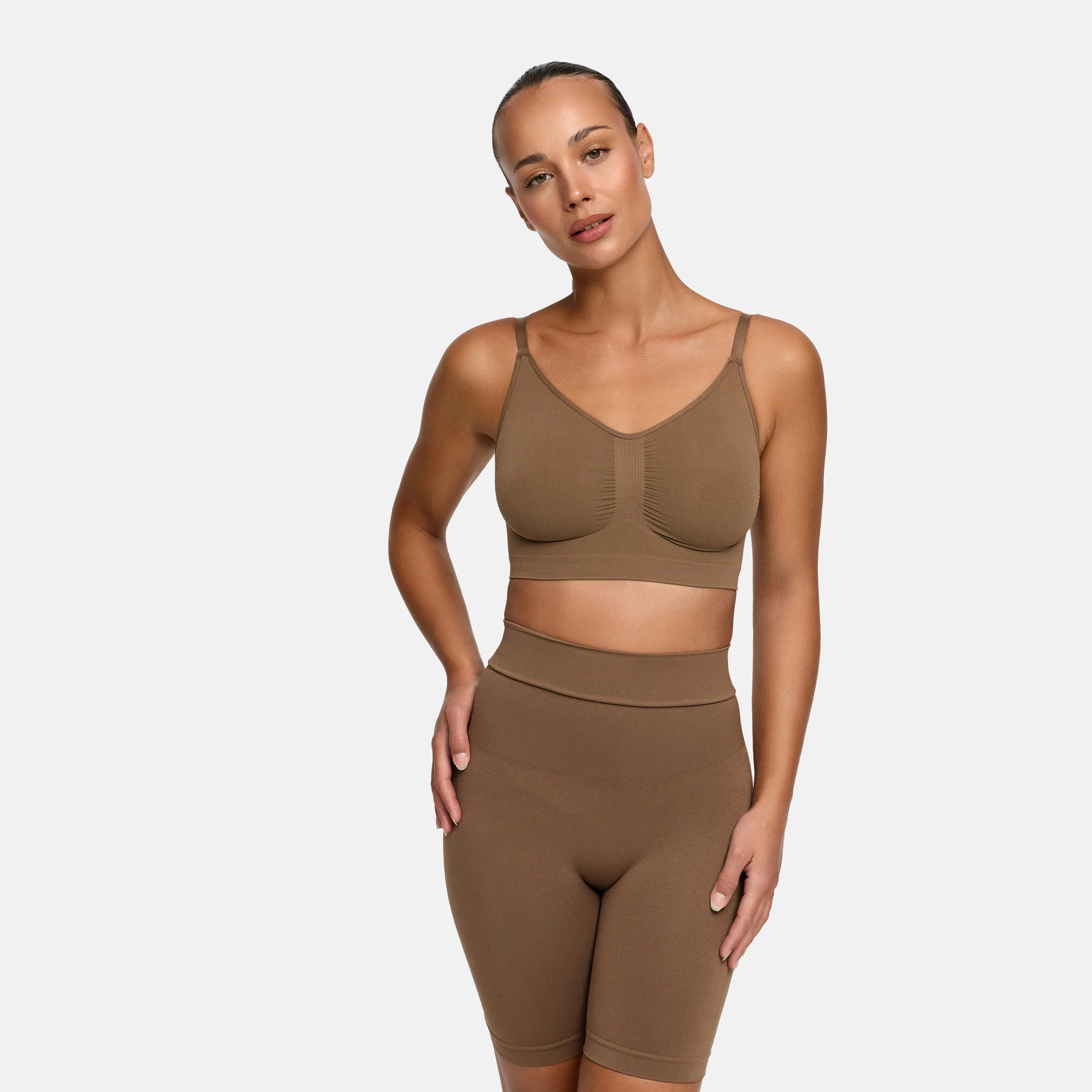 High Waisted Shaping Shorts - Image 13