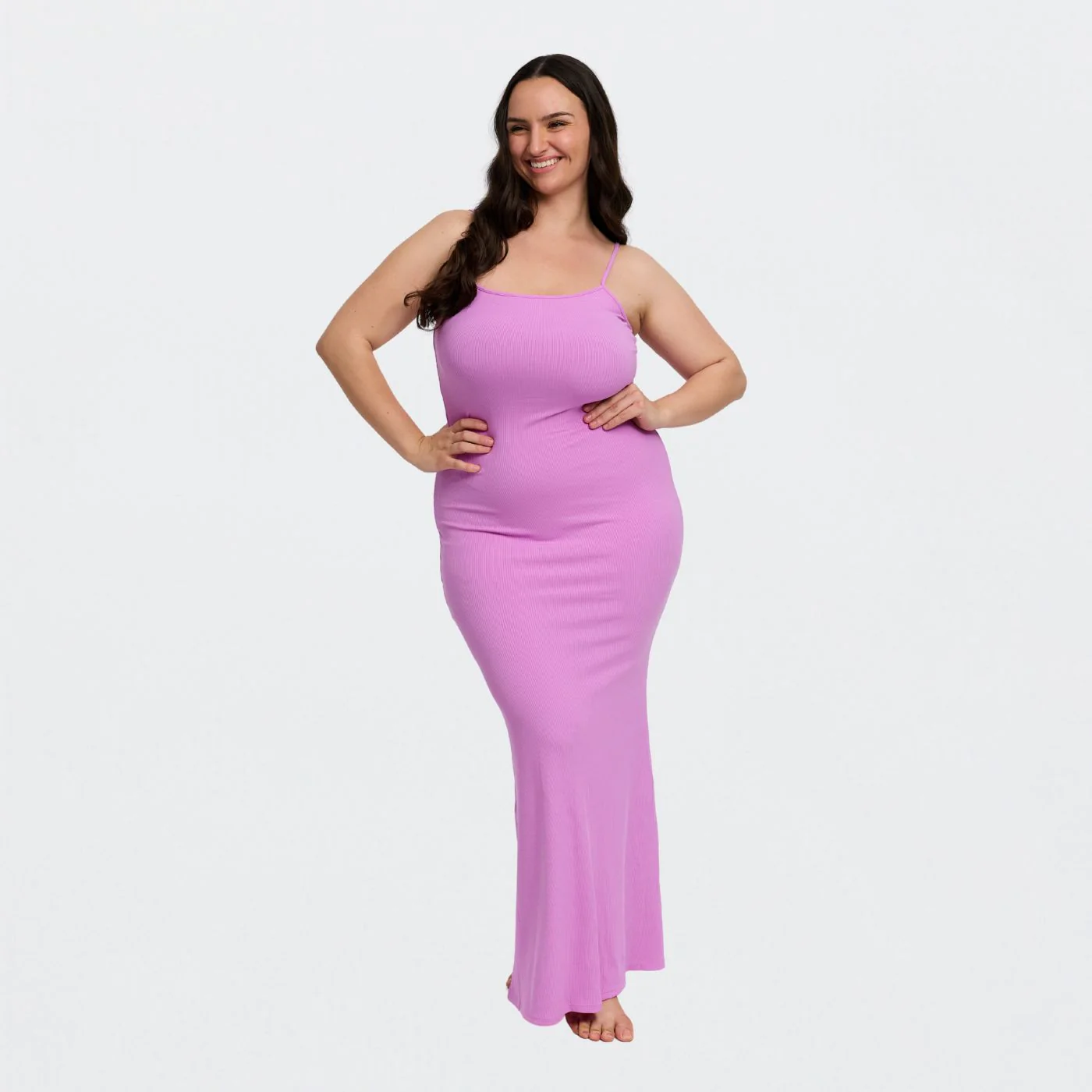 Ribbed Cami Maxikleid - Image 20