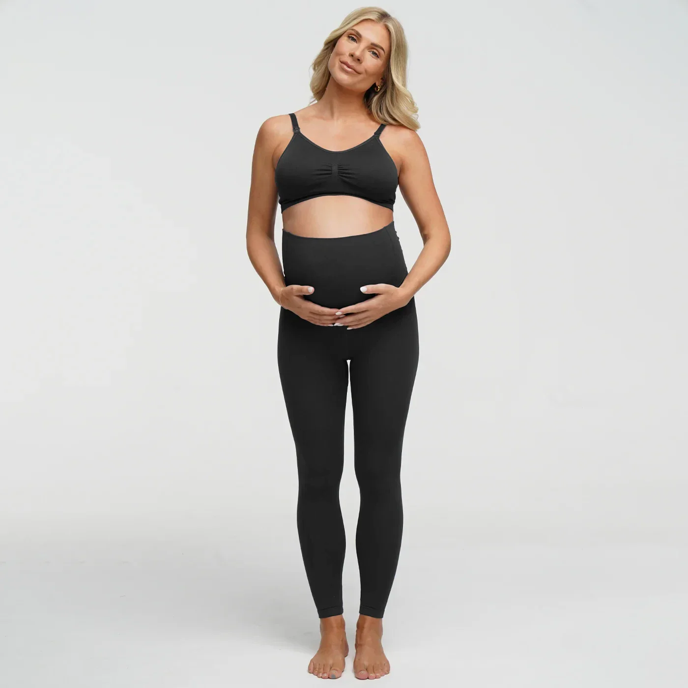 Seamless Umstandsleggings mit hohem Bund - Image 19