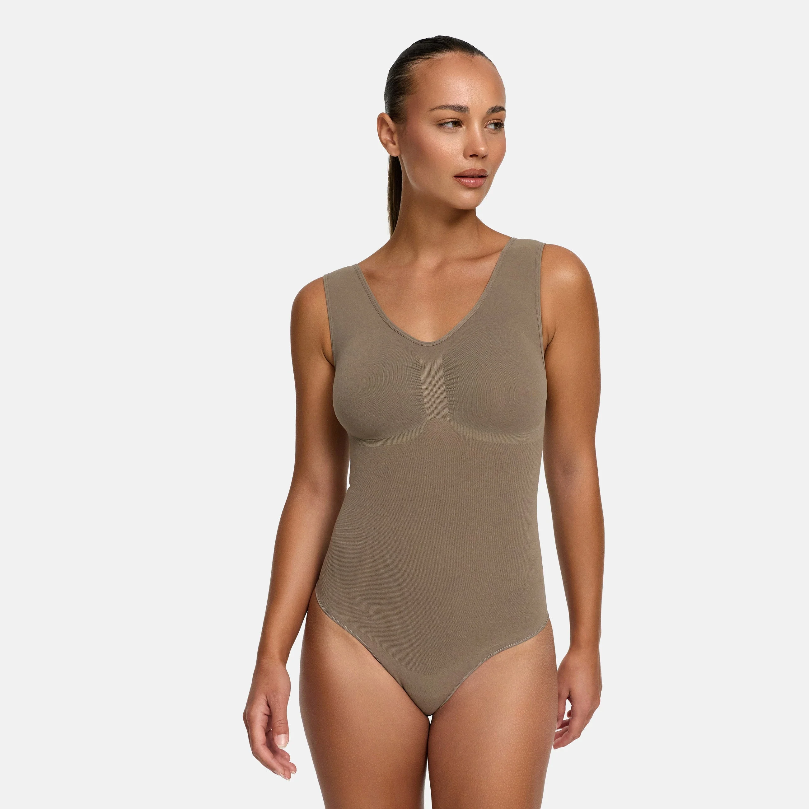 Tank Bodysuit Sculpting Shapewear mit Slip - Image 15