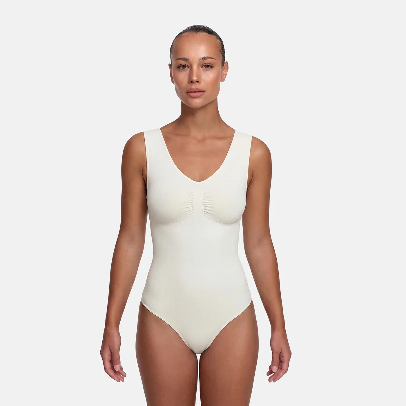 Tank Bodysuit Sculpting Shapewear mit Slip - Image 25