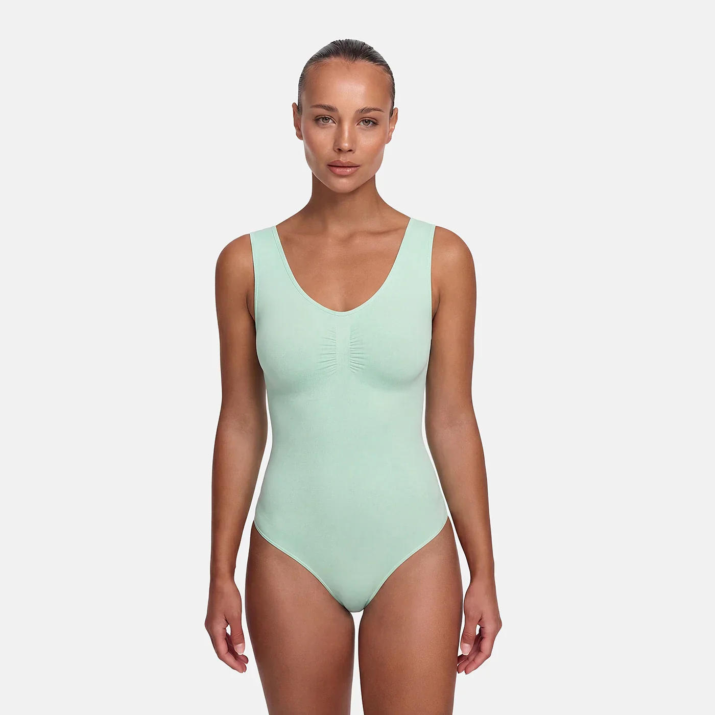 Tank Bodysuit Sculpting Shapewear mit Slip - Image 31