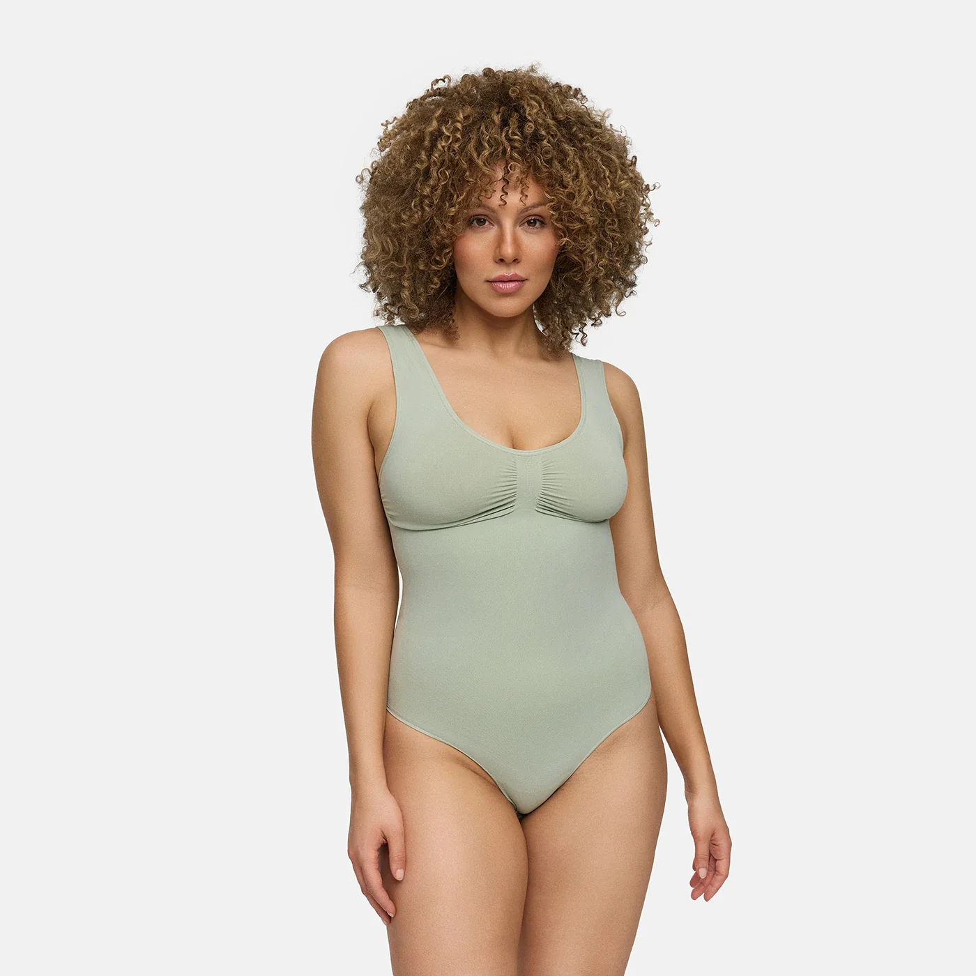 Tank Bodysuit Sculpting Shapewear mit Slip - Image 47