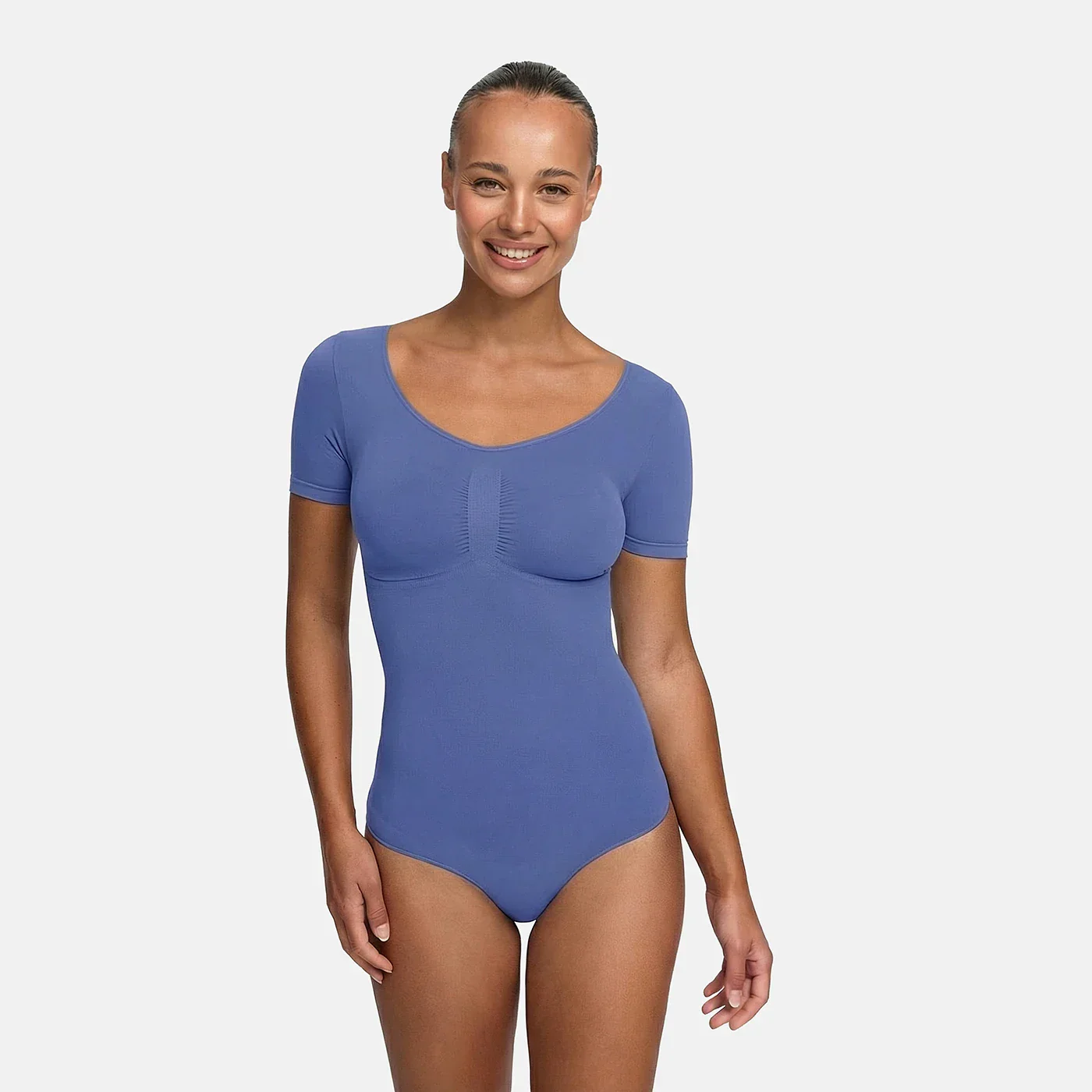 T-Shirt Bodysuit Sculpting Shapewear mit Slip - Image 25