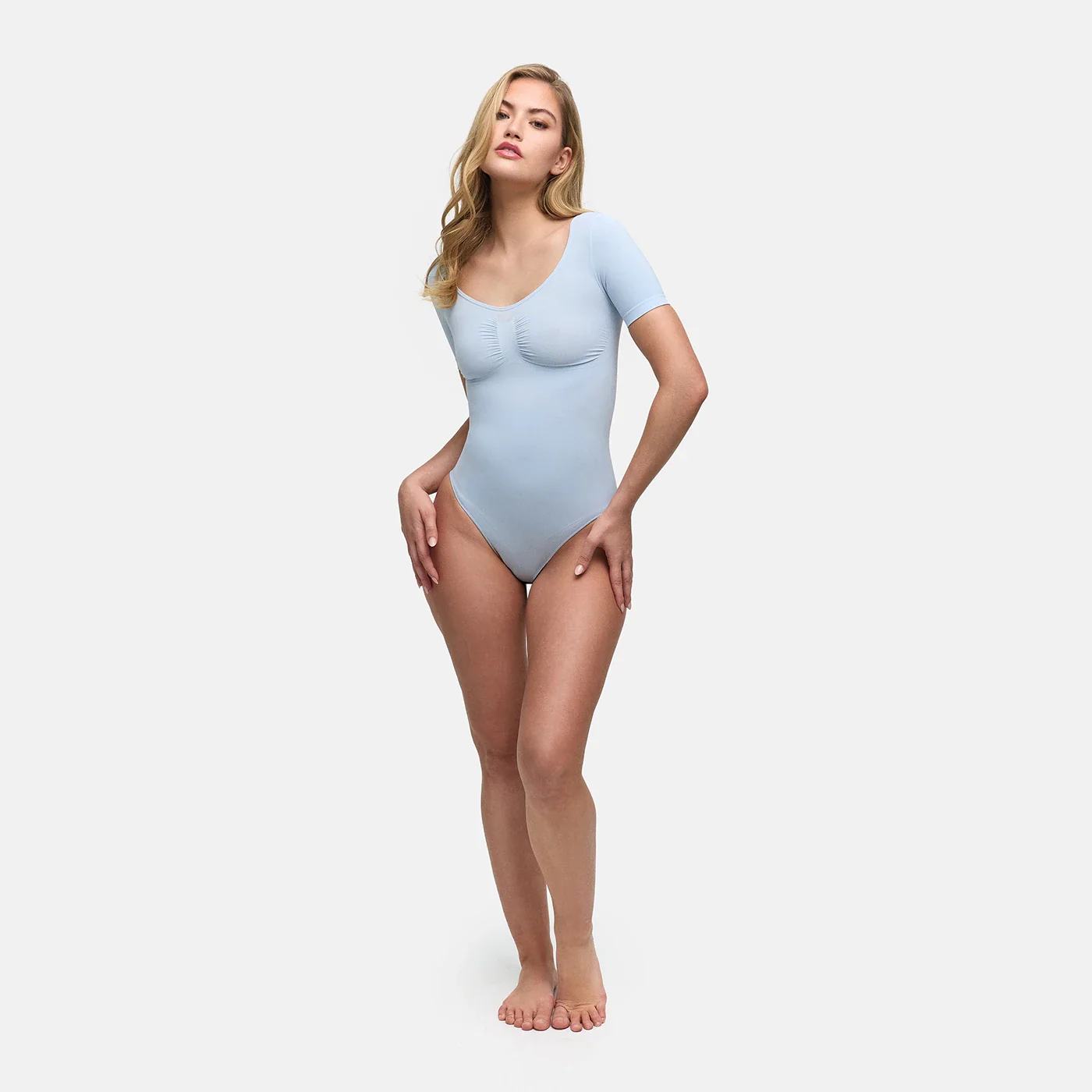 T-Shirt Bodysuit Sculpting Shapewear mit Slip - Image 32