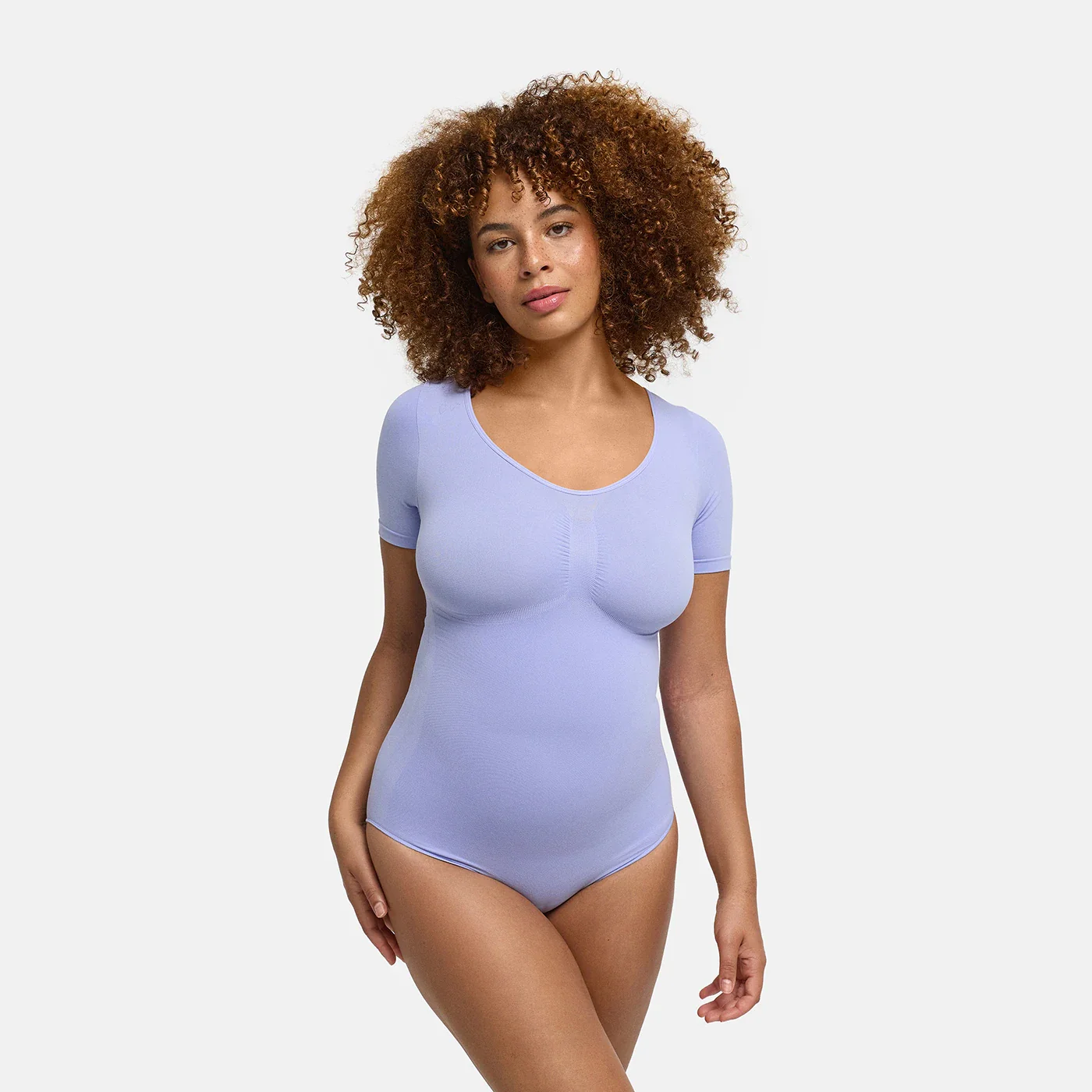 T-Shirt Bodysuit Sculpting Shapewear mit Slip - Image 41