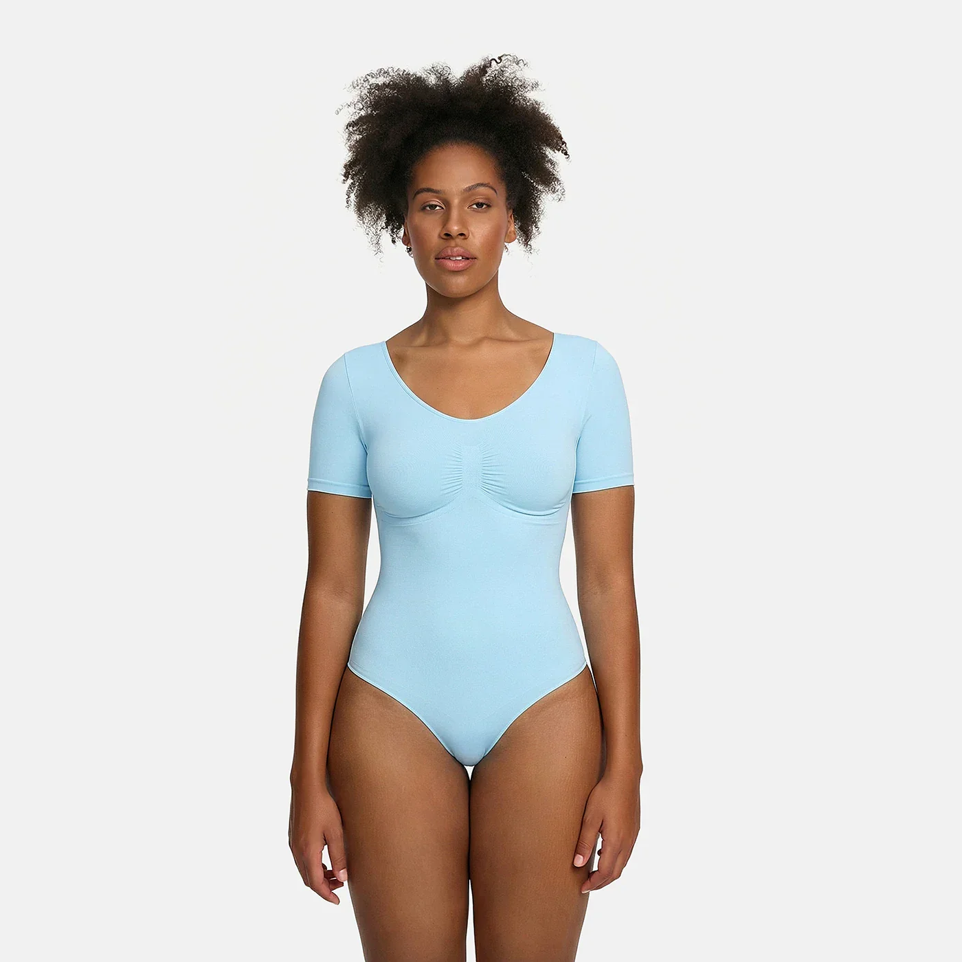 T-Shirt Bodysuit Sculpting Shapewear mit String - Image 16