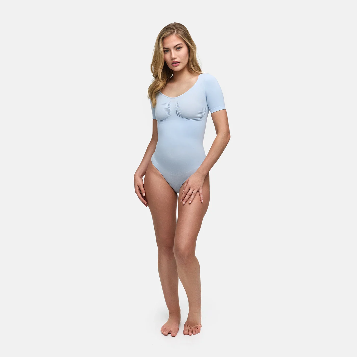 T-Shirt Bodysuit Sculpting Shapewear mit String - Image 27