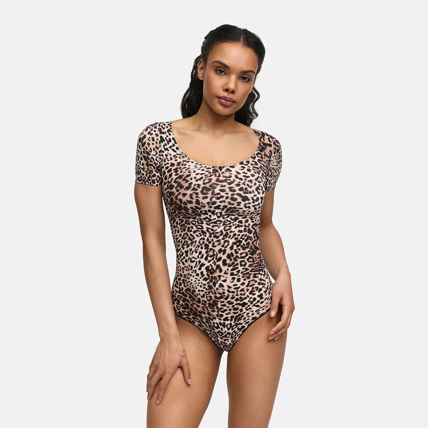 T-Shirt Bodysuit Sculpting Shapewear mit String - Image 31